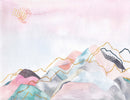 Stylish Multicolored Mountains Wallpaper