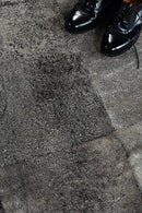 PLAIN STACKED - Charcoal Lambskin Rug