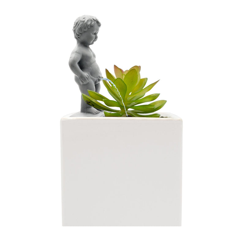 mini plant pot statues Plant Life Pee My Plants Mini Garden Statue