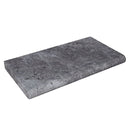 Platinum Silver 12"x24" Tumbled Marble Pool Coping - Belair Collection