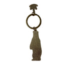 Polar Bear Enamel Keychain | Cute Arctic Key Holder