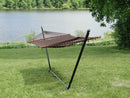 Deluxe Polyester Rope Hammock with 3-Beam Stand