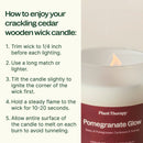 Pomegranate Glow Naturally Scented Candle