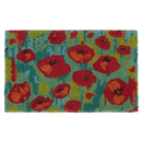 Field of Poppies Red Multi Coir Doormat