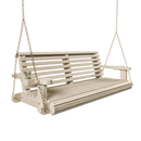 Porchgate Amish Heavy Duty 700 Lb Roll Comfort Treated Porch Swing