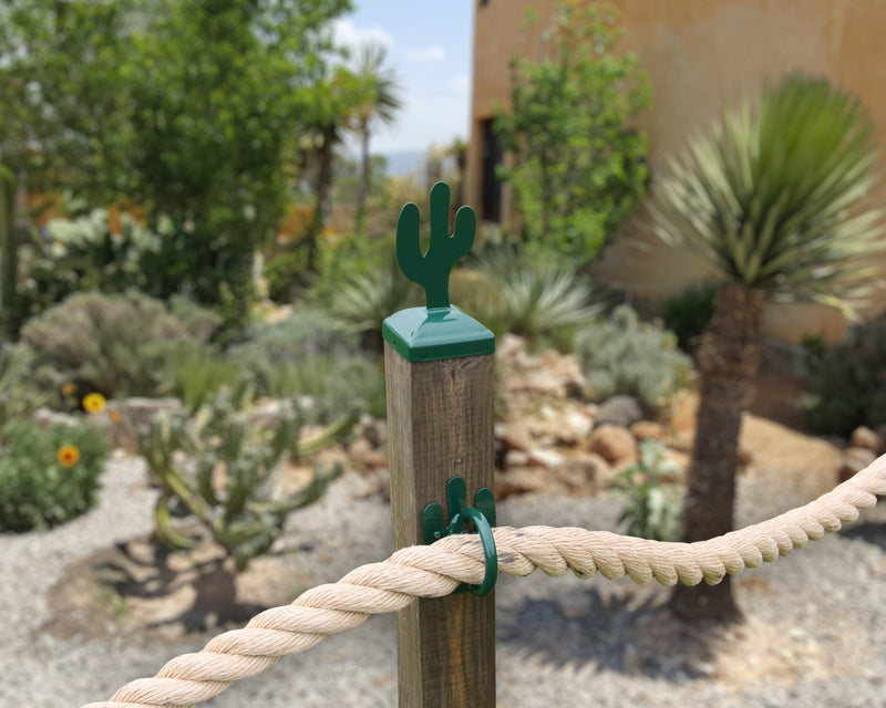 Cactus Nautical Rope Fence Bracket, Light Strand Holder