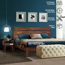 [Buy 1 Get 1] Emery Solid Wood Bed Frame & Nightstand