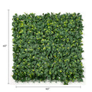 Laurel Artificial Vertical Garden Green Wall Panel 40×40in 11 SQ FT – UV Resistant – Commercial Grade