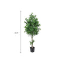 Olive Artificial Tree 47.2in – UV Resistant