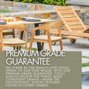 Telluride Teak Outdoor Patio Folding Chair