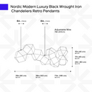 Nordic Black Pendant