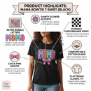 Womens Coquette Mama Shirt Cute Bow Graphic Mothers Day Gift Tee