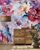 Elegant Multicolored Peonies Wallpaper Smart