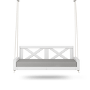Amish Casual Malvern Porch Swing Bed, Twin White