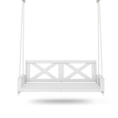 Amish Casual Malvern Porch Swing Bed, 6 Ft White