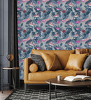 Dark Monstera Leaves Wallpaper
