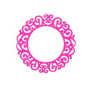 Ornamental Round Frame Scrapbooking Cutting Die by Wizardi QJ108