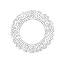 Ornamental Round Frame Scrapbooking Cutting Die by Wizardi QJ108