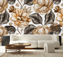 Voguish Vintage Flowers Wallpaper