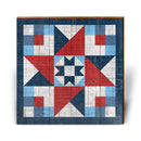 Washington | Barn Quilt | Wall Art Print on Real Wood