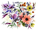 Stylish White Floral Wallpaper Smart