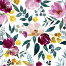 Voguish Modern Floral Wallpaper
