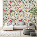 Fruits and Flowers Wallpaper
