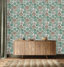 Contemporary Circle Pattern Wallpaper Vogue