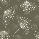 Stylish Brown Botanical Wallpaper Tasteful