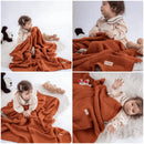 Quilted 4 Layers Muslin Blanket