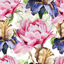 Stylish Modern Large Flowers Wallpaper