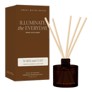 Warm and Cozy Amber Tinted Glass Jar Reed Diffuser