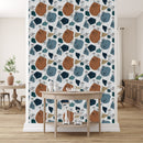 Floral Abstract Pattern Wallpaper