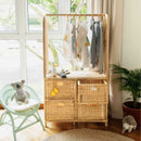 Belle Kids Clothing Rack with 4 Drawers