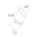 RAL8102 x20 Package Brass Bullet Accent Light Low Voltage LED Outdoor Landscape Spotlight
