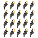 RAL8105 x20 Package Brass Bullet Accent Light Low Voltage LED Outdoor Landscape Spotlight