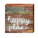 Smithville, New Jersey is My Happy Place | Real Wood Art Print