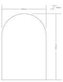 Yumi Modern Metallic Silver Wall Mirror