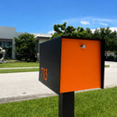 Retrobox-2.0  in TEXTURED MATT JET BLACK - Modern Mailbox