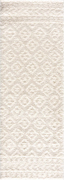 Eivin Cream Diamonds Plush Rug