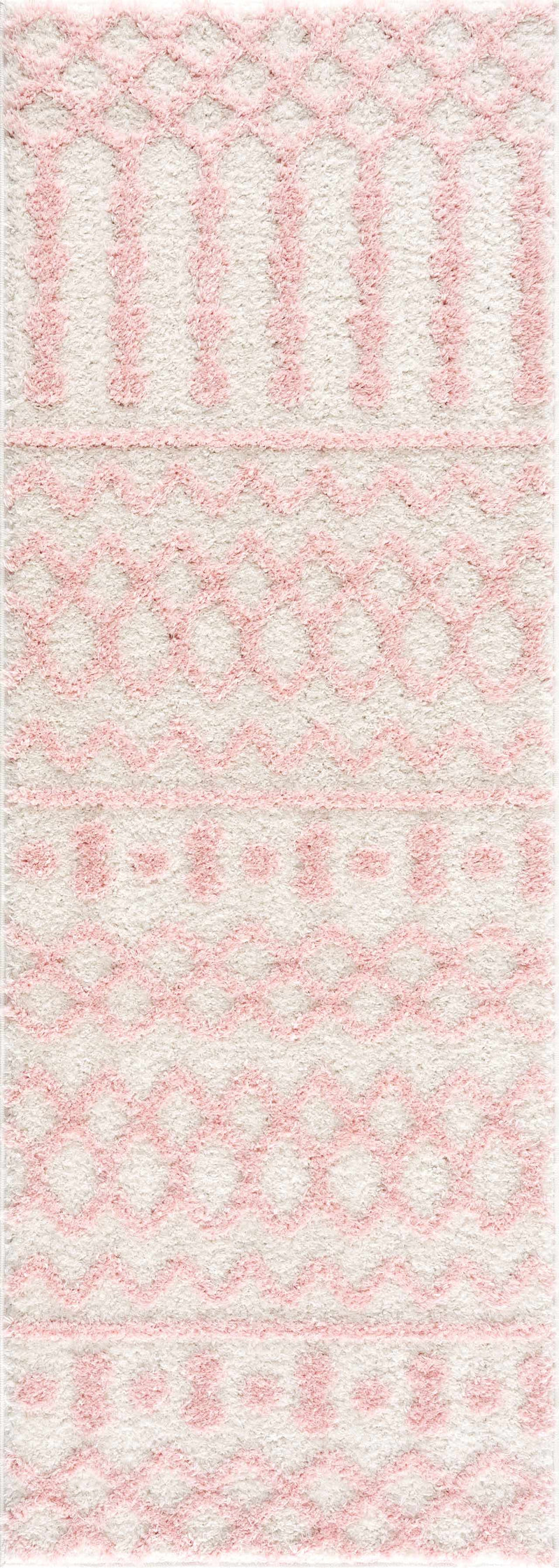 Darva Pink Plush Area Carpet