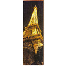 The Eiffel Tower | Wall Art Print on Real Wood