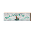 Norfolk, Virginia Mermaid Wooden Sign | Wall Art Print on Real Wood