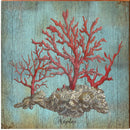 Naples Coral Reef | Wall Art Print on Real Wood