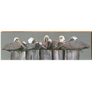 Naples Art Lamay Pelicans | Wall Art Print on Real Wood