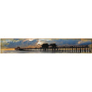 Naples Pier Sunset | Wall Art Print on Real Wood