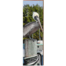 Naples Pelican on Piling | Wall Art Print on Real Wood
