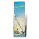 Regatta Sea this Sunset | Wall Art Print on Real Wood