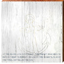 At the Beach Anchor | Wall Art Print on Real Wood