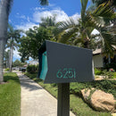 Retrobox-2.0 in TEXTURED GRAY METALLIC - Modern Mailbox